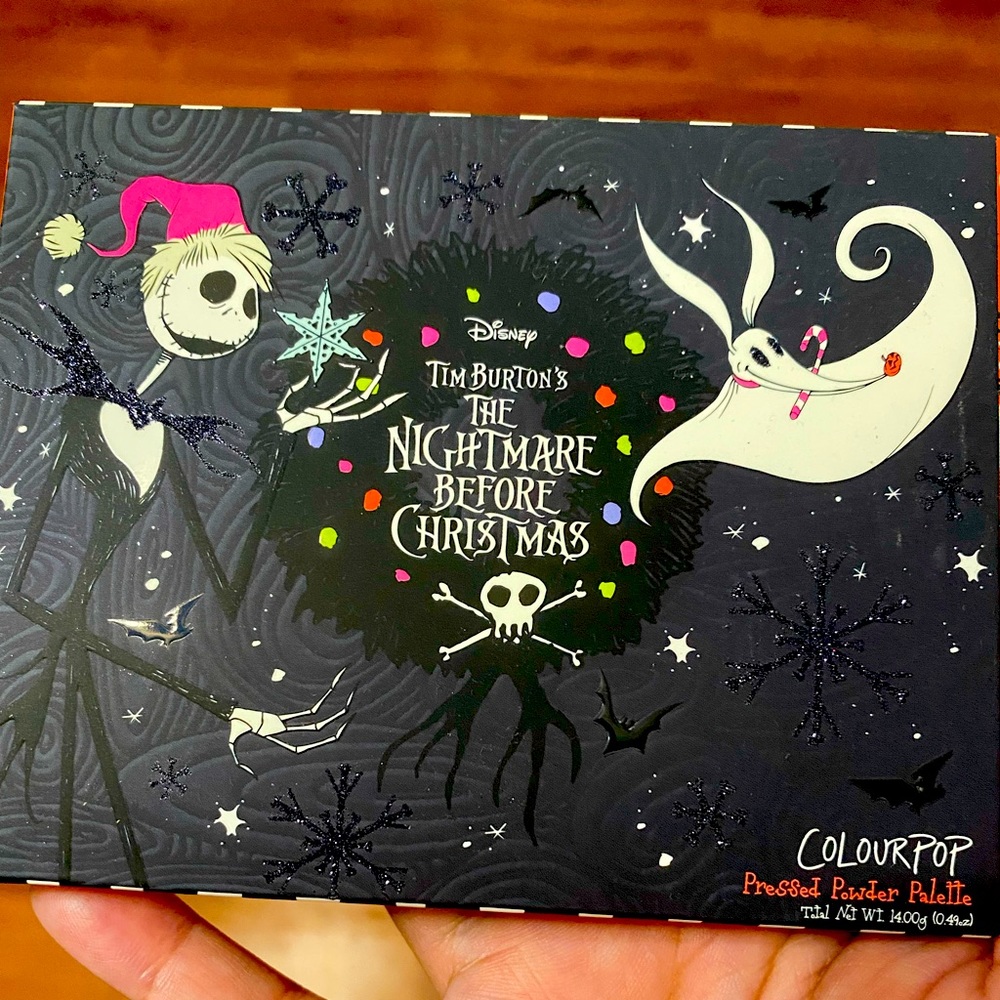 The nightmare before Christmas eyeshadow palette